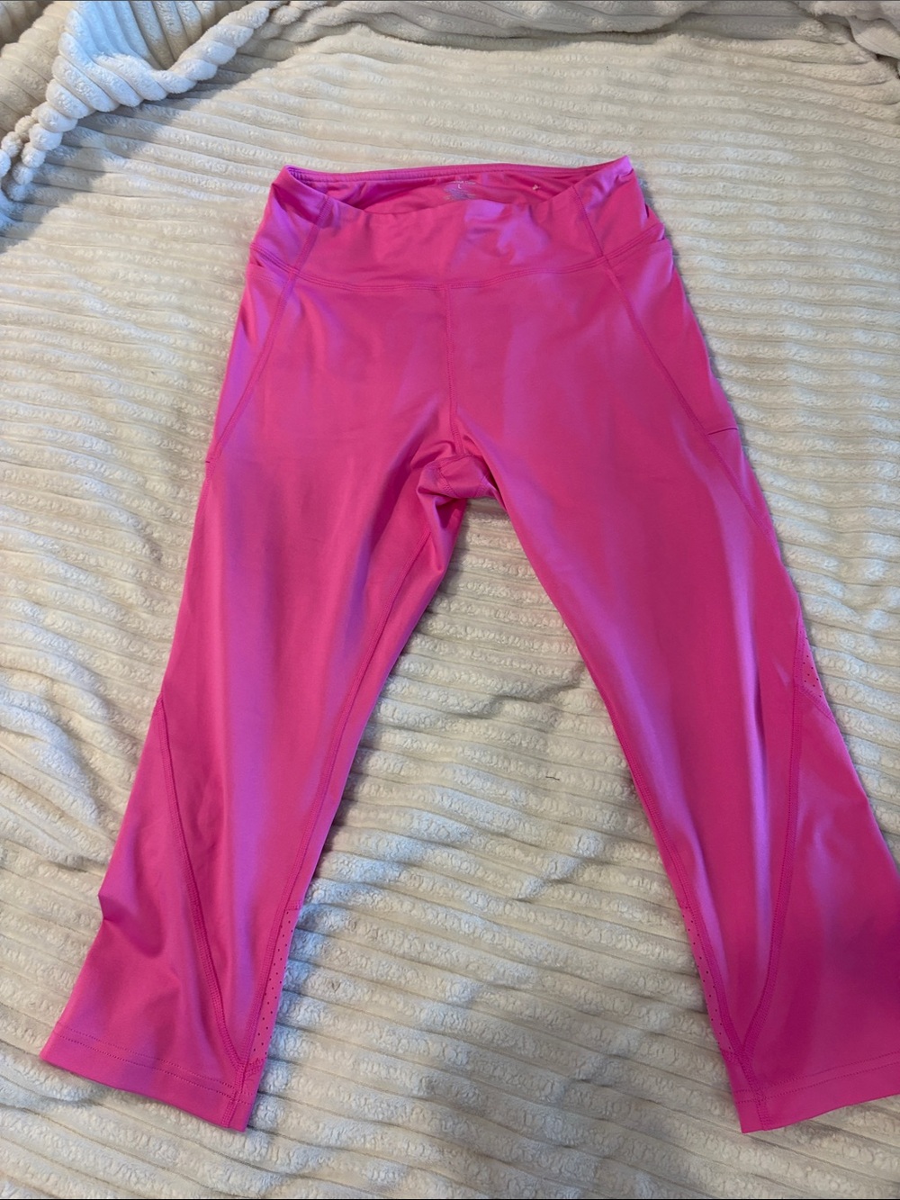 tek gear Bright Pink Capri Leggings for Kids